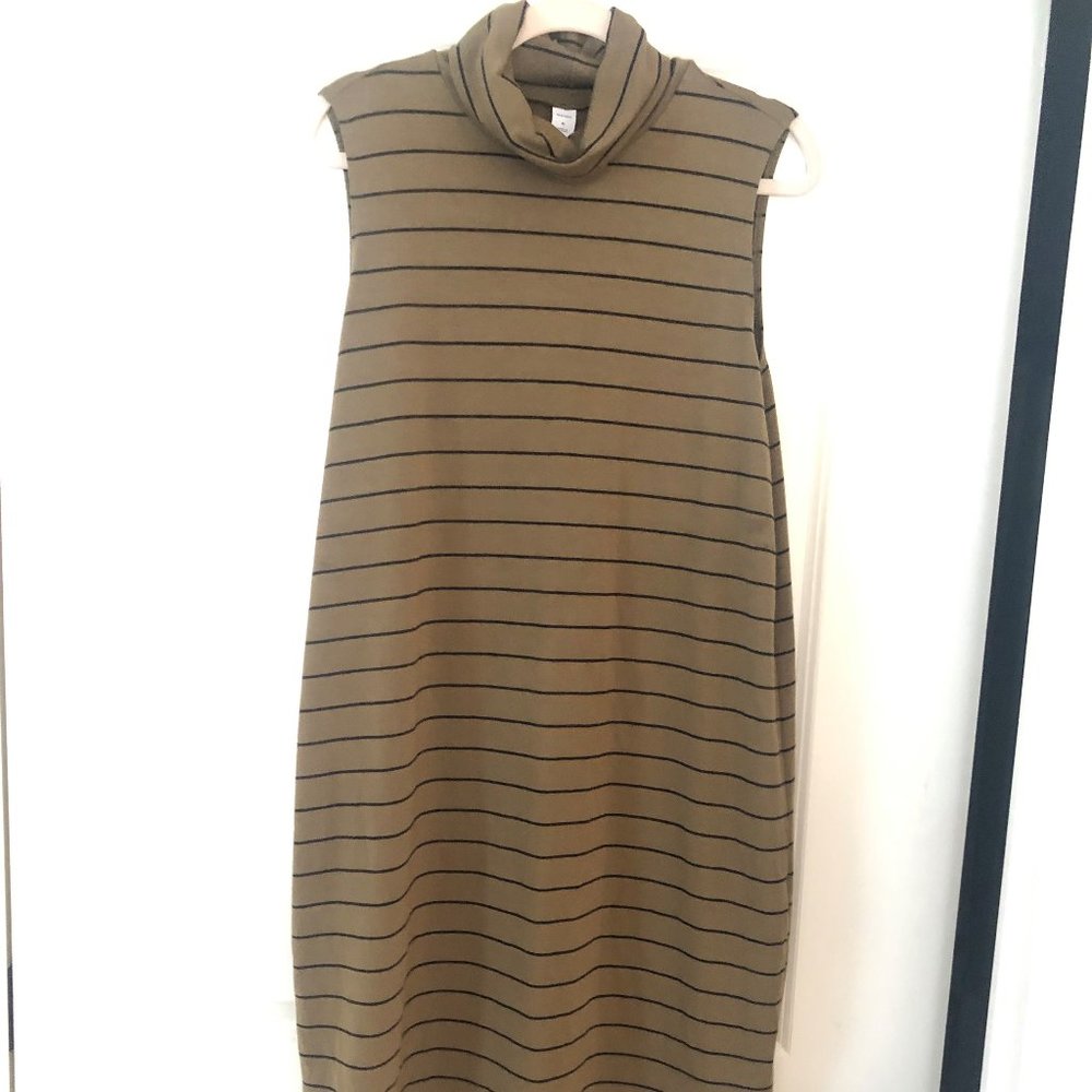 Old Navy Sleeveless Striped Turtle Neck Dress -XL